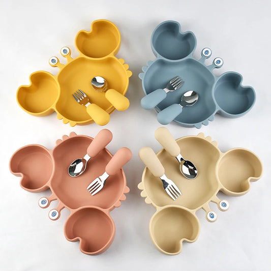 Baby Safe Silicone Dining Plate