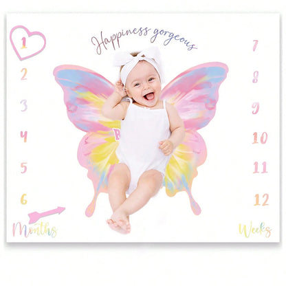 Baby Monthly Milestone Blanket