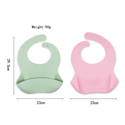 Cute & Waterproof Silicone Baby Bibs