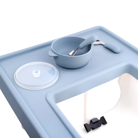 Easy-to-Clean Full Cover High Chair Silicone Mat