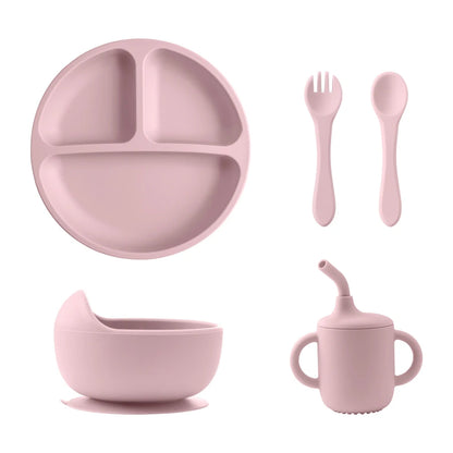 Complete Silicone Baby Feeding Set